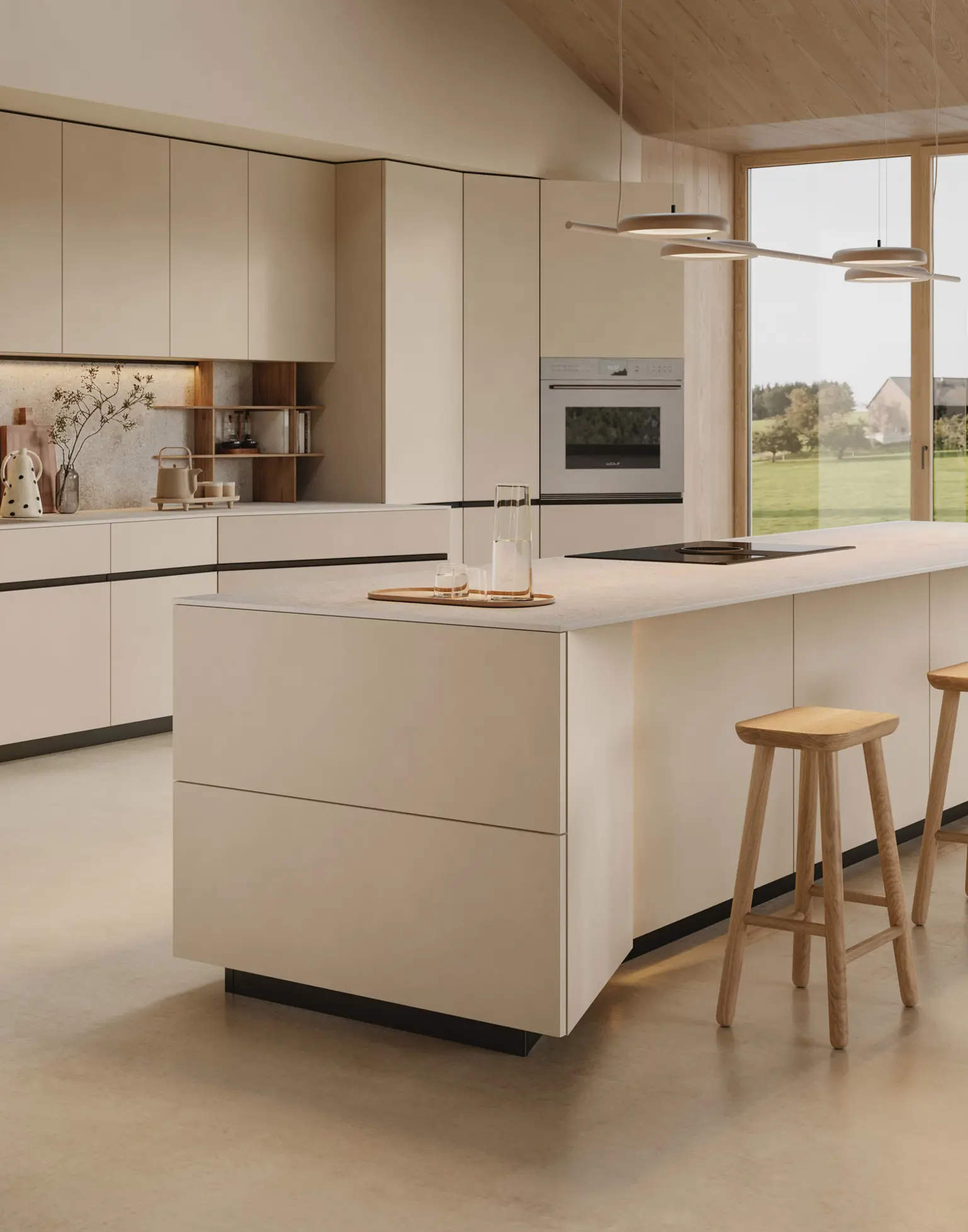 Snaidero Orbita kitchen composition represented within the DIAR portfolio